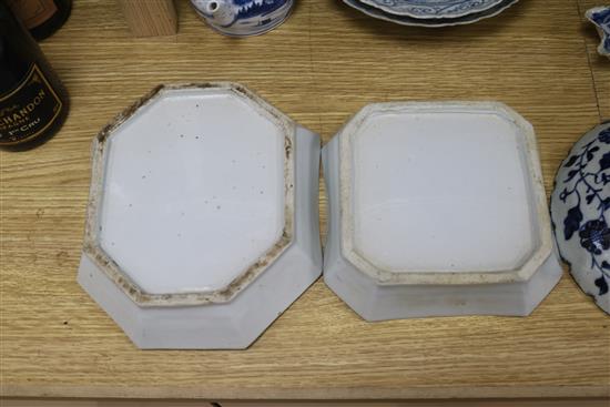 A collection of Chinese blue and white ceramics